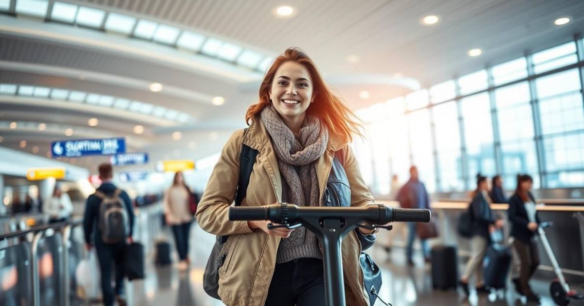 Embarquez avec votre trottinette électrique : tout ce qu'il faut savoir pour voyager sereinement en avion